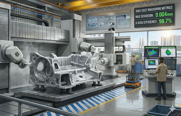 The Giga-Casting Disruption: TECH TRENDS Machining the Un-Machinable